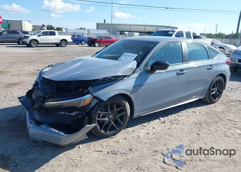 2024 Honda Civic Sport из США, поврежденный, VIN 19XFL2H81RE031138